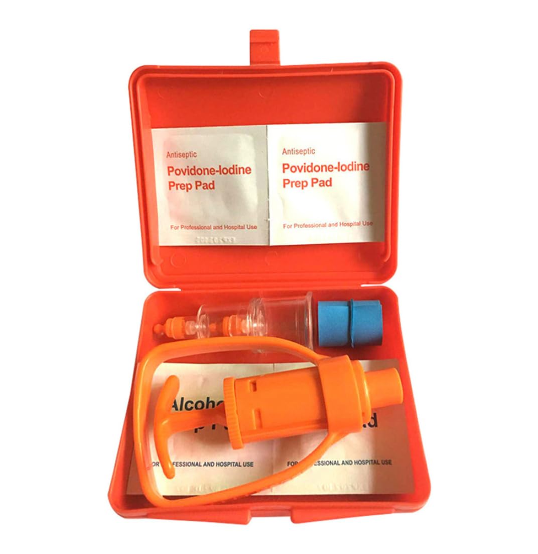 Kit pompa extractor serpente insetto pungiglione avvelenamento strumento di sopravvivenza esterno, puntura e morso il primo soccorso