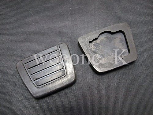 K1AutoParts 1 Pair Rubber Pedal Pad for Brake and Clutch For Datsun 510 (1968-1972) / 240Z, 280Z, 280ZX (1970-1983)