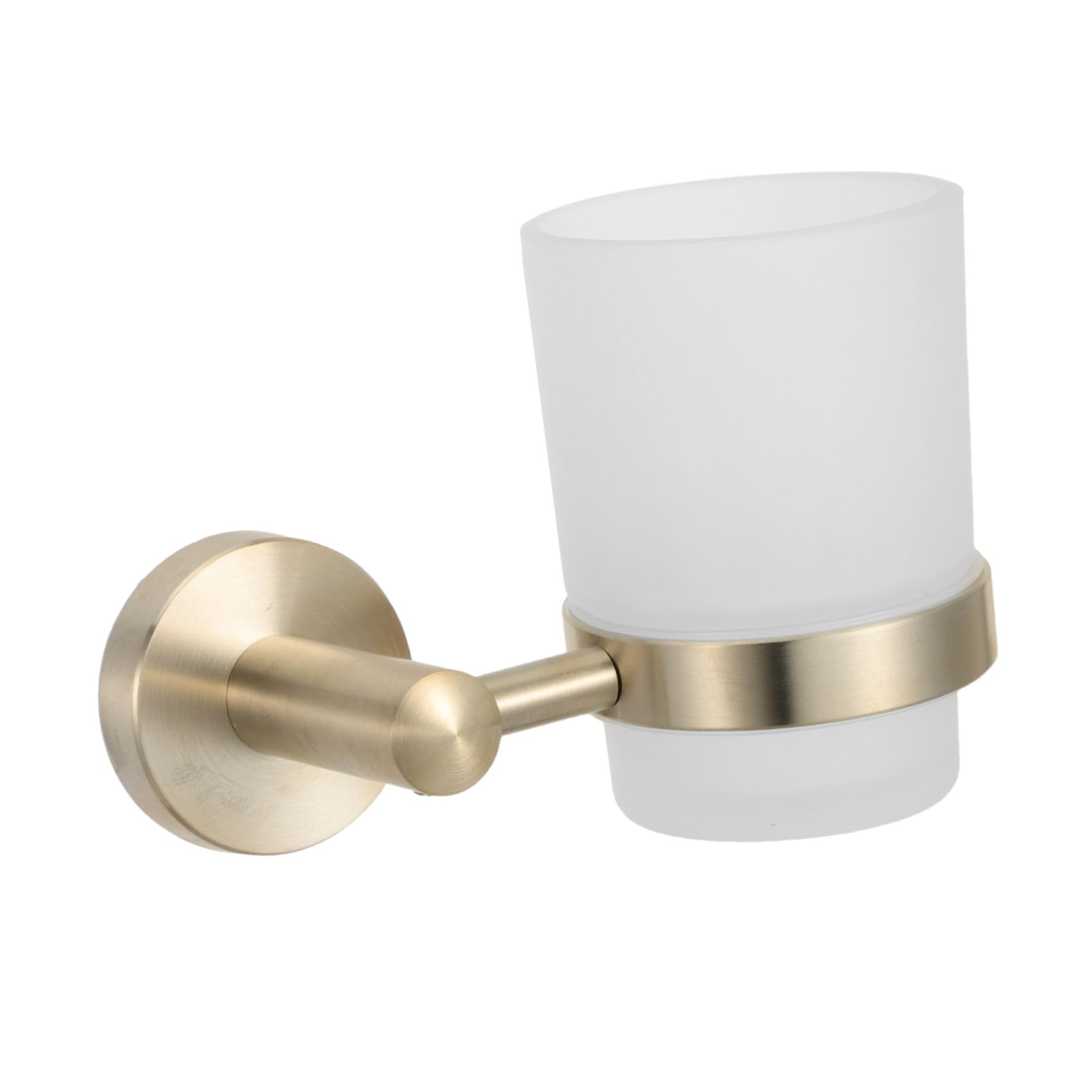 Acero Inoxidable Portacepillos Vaso de Dientes para Pared