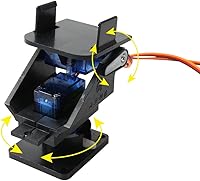 Vista 1 de Mini Pan/Tilt Cámara Plataforma Anti-Vibración Cámara Montaje w/2 Servos Aviones FPV