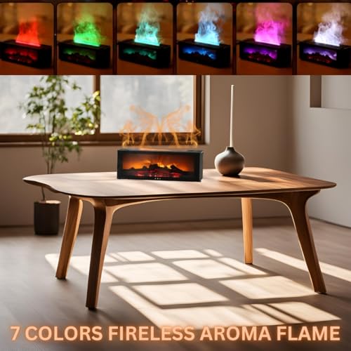 Difusor aromático eléctrico Fireplace Humidifier Diffuser miniatura 4