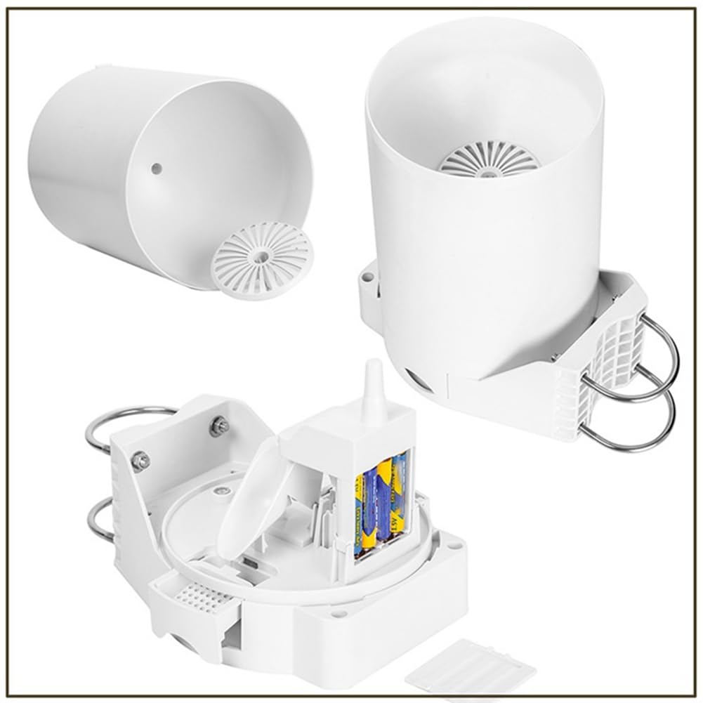 Kabelloser Digitaler Regenmesser mit Selbstentleerendem Kollektor, Wetterstation, Niederschlagsverlaufswarnungen, EU-Stecker, Langlebig, Einfache Installation