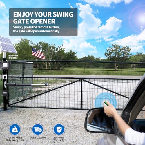 Topens A8131 Single Swing Gate Opener Heavy Duty Automatic Gate Motor thumb #1