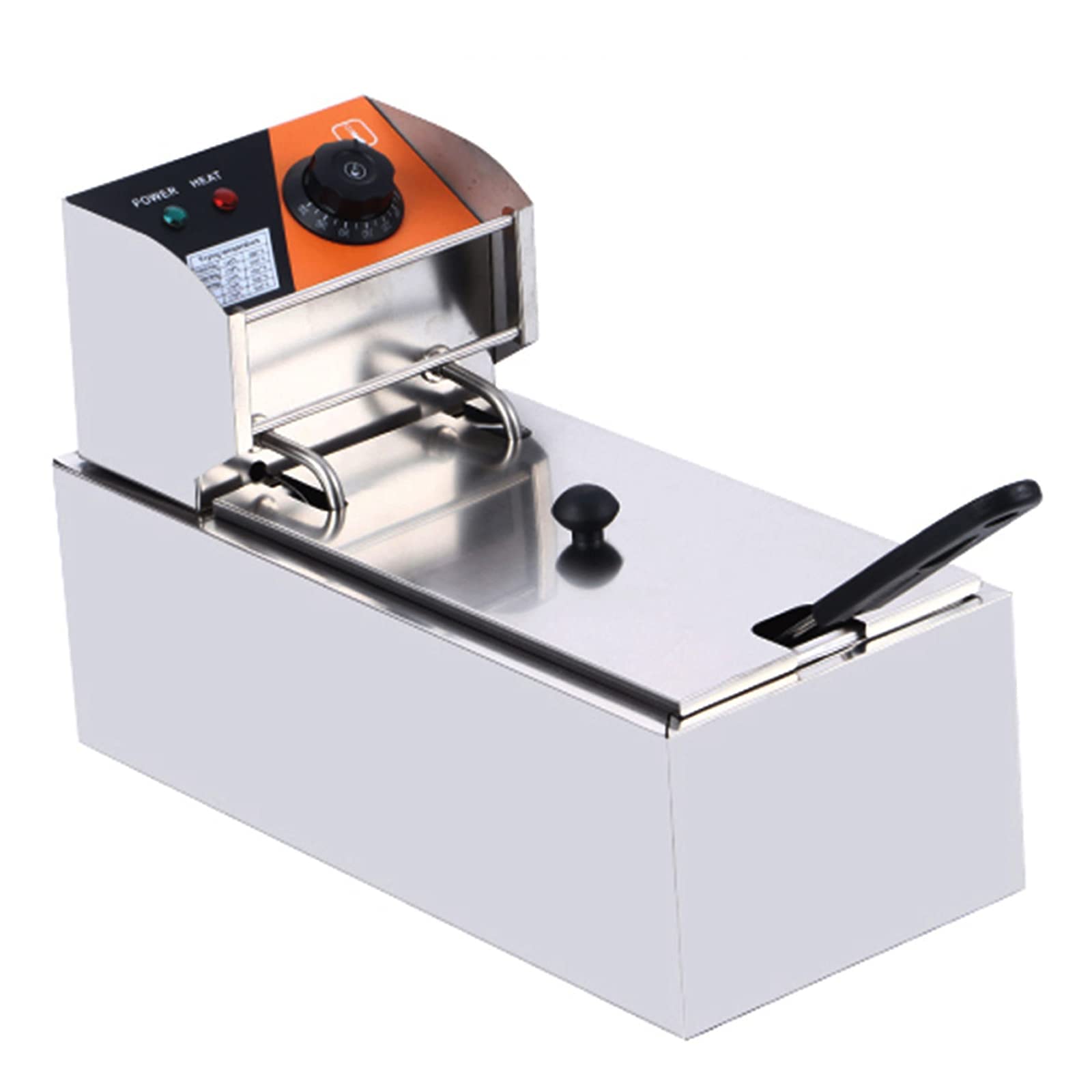 Amazon.com: Mini Deep Fryer with Basket, 2000W Stainless Steel