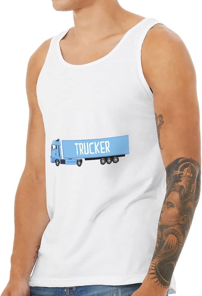 Trucker Tank - Cool Design Workout Tank - Unique Jersey Tank