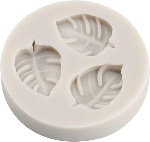 Miniatura 7 de MYPRACS Molde de silicona para hojas de árbol molde para fondant de hojas de arce moldes de hojas de helecho molde de caramelo para decoración de