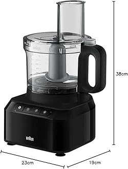 Braun Pureease Food Processor Fp 3132 Bk"Min 1 year manufacturer warranty"