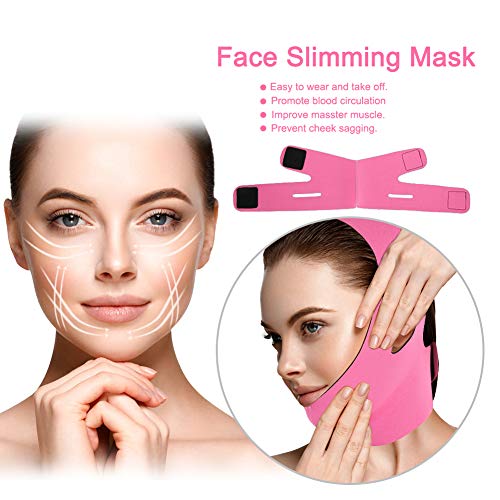 Face Slimming Belt, Bandage Belt Mask Face-Lift Double Chin Skin Strap For Women Ideal Gift #TOP6