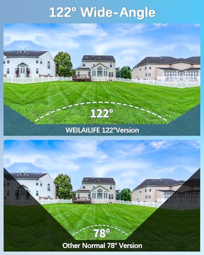 Image of 【All-in-One Security System】 Outdoor Wired Security Camera System with 10'' Monitor, Home Video Surveillance Systems, Outside CCTV Cameras for Home Security, Surveillance DVR Kits