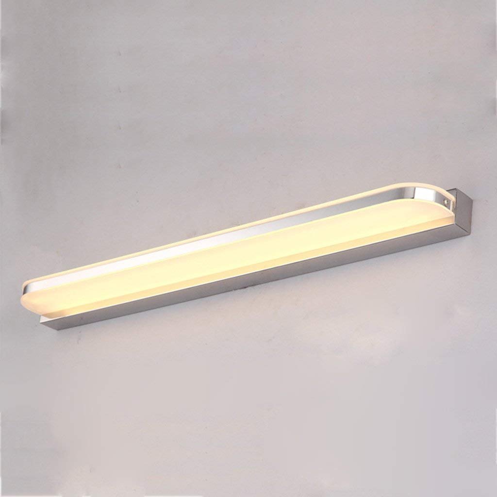 Lámparas de Espejo de Baño Lámparas Delanteras, Led Impermeable Anti-Niebla Baño de Baño Luz Moderno Moderno Luces de Pared Iluminación de Pared/Warm Light 120Cm