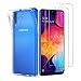 Produktbild Samsung Galaxy A50 Hülle Panzerglas [1 Hülle + 2 Panzerglas], Transparent Silikon TPU Soft Premium Case für Galaxy A50, Anti-Kratzer Schock-Absorption Durchsichtig Schutzhülle für Galaxy A50