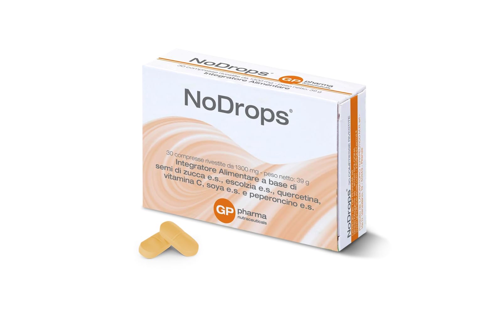 NoDrops® Supporto per la Sindrome della Vescica Iperattiva, Benessere Urinario, Controllo della Minzione,Formula Naturale per Uomo e Donna