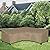 Easy-Going Heavy Duty 600D Patio 89"x89" V-Shaped Sectional Sofa Cover, Waterproof Outdoor Sectional Couch Cover,Lawn Patio Furniture Cover with Air Vent, Camel