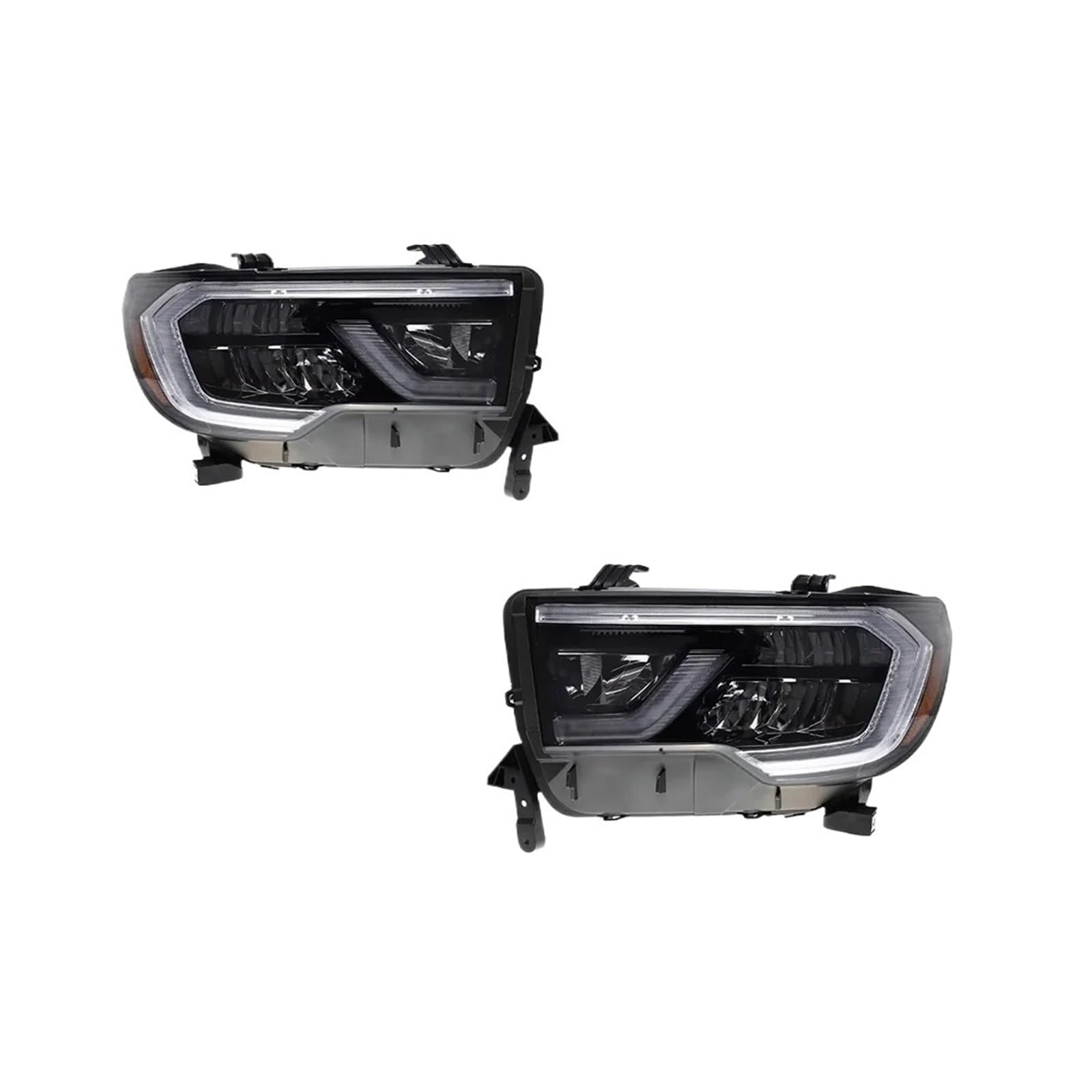 Faros LED Toyota Tundra 2007-2013 con luces antiniebla y DRL coche 8
