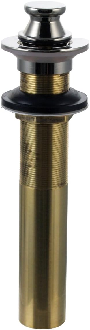 Westbrass D410-1-12A Lift & Turn Lav Drain, No Overflow Holes, Antique Bronze