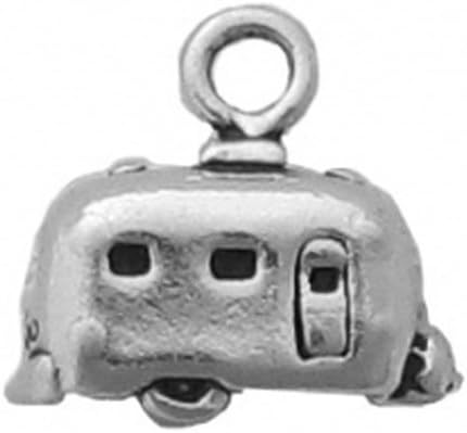 Plata de Ley 3d remolque de viaje Camping encanto artículo # 2610