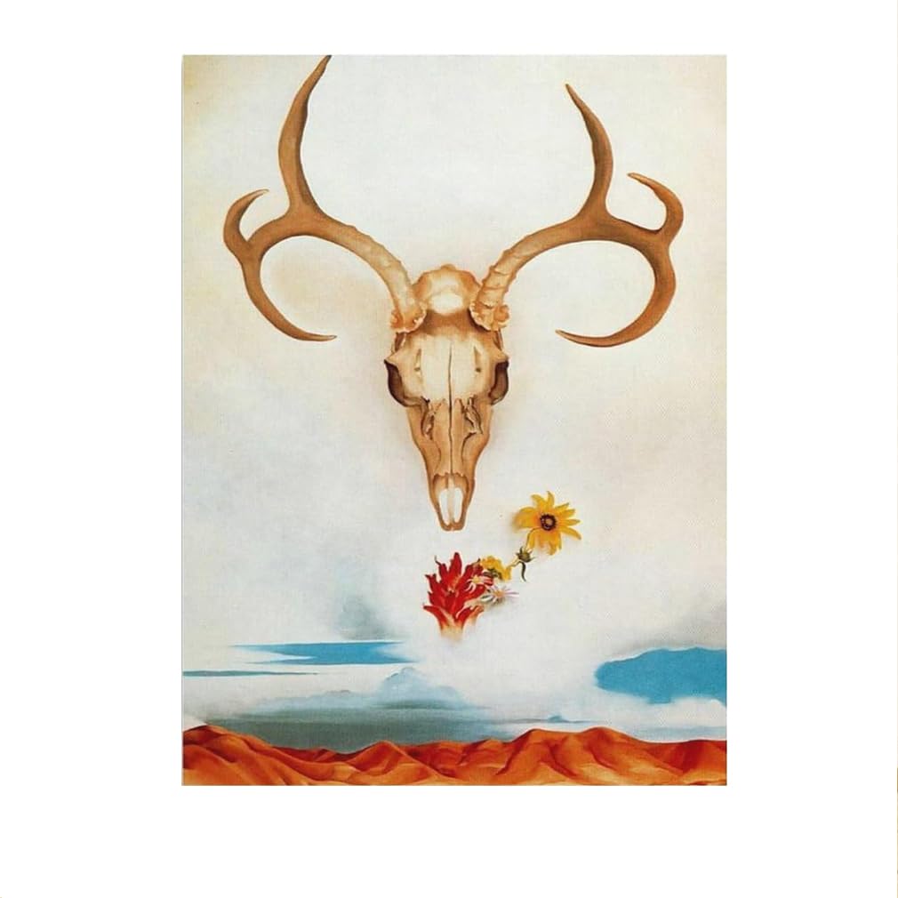 SSLDP LFHLI Georgia O'Keeffe Wall Art Georgia O'Keeffe Poster Summer Days Canvas Painting And Prints For Modern Home Decor Wall Picture 50x70cmx1 No Frame