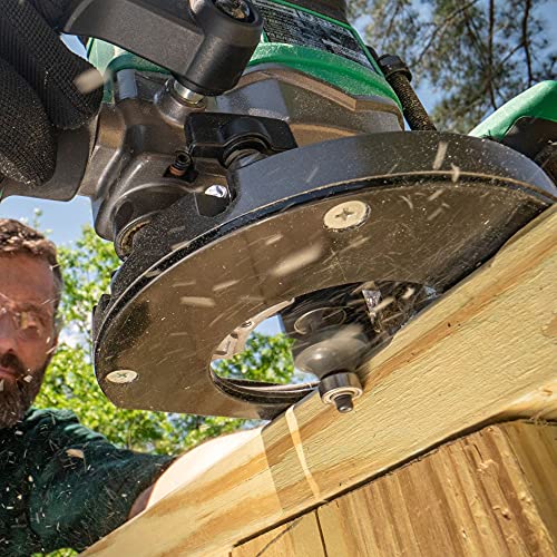 Metabo Hpt 36V Multivolt™ Cordless Plunge Router Kit | Includes 1/2-Inch And 1/4-Inch Collets | Variable Speed | Optional Ac Adapter | M3612Da #TOP6
