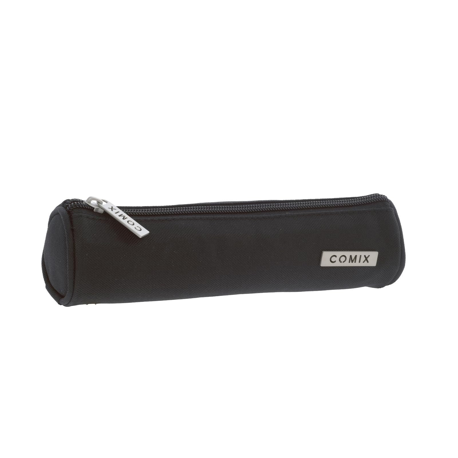 Round School Pencil Case - Comix - Black