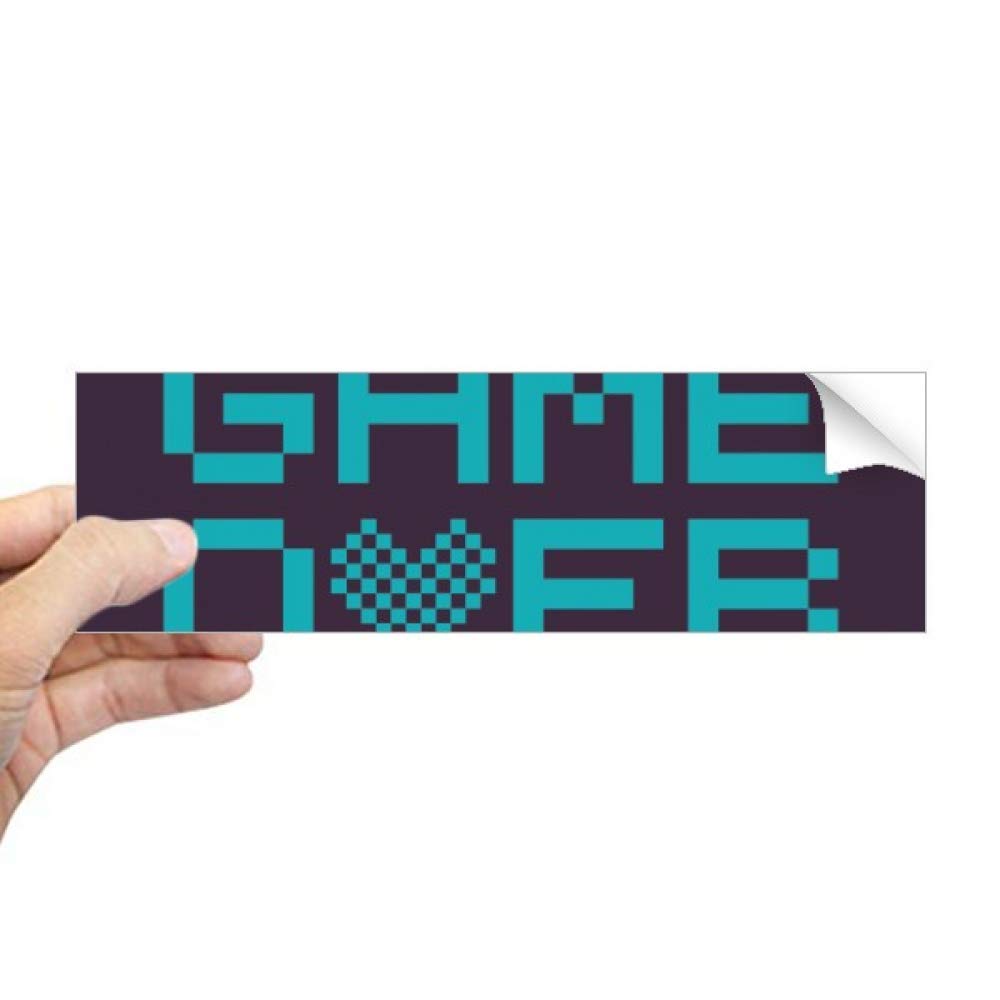 Sticker rectangulaire pour fenêtre pour créer une ambiance gaming pixel bleu