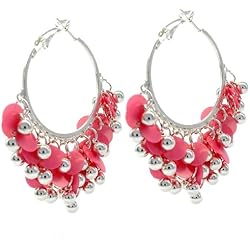 Lampara Araña Rosa Rosa lámpara de araña pendientes de aro – seguro volver resultados