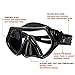 Snorkel mask Snorkeling Set for Adults and Youth, Diving mask and Full Dry Snorkel Swim Googles is Suitable for Snorkeling, Dive Scuba Diving, Swimming (Black)