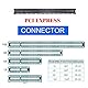 NFHK Adapter PCI-Express 4.0 PCIE 8X Abnehmbar auf Dual Oculink SFF-8612 SFF-8611 VROC Raid0 Adapter für U.2 SSD eGPU Externes Grafikkartendock