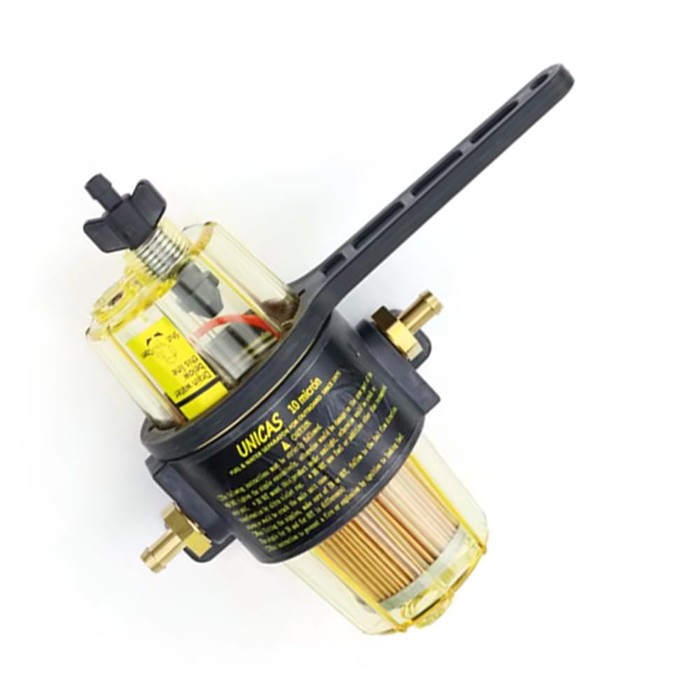 Kit de separador de agua de filtro de combustible diésel, filtro de combustible de motor diésel, repuesto compatible con motor de gasolina de yate