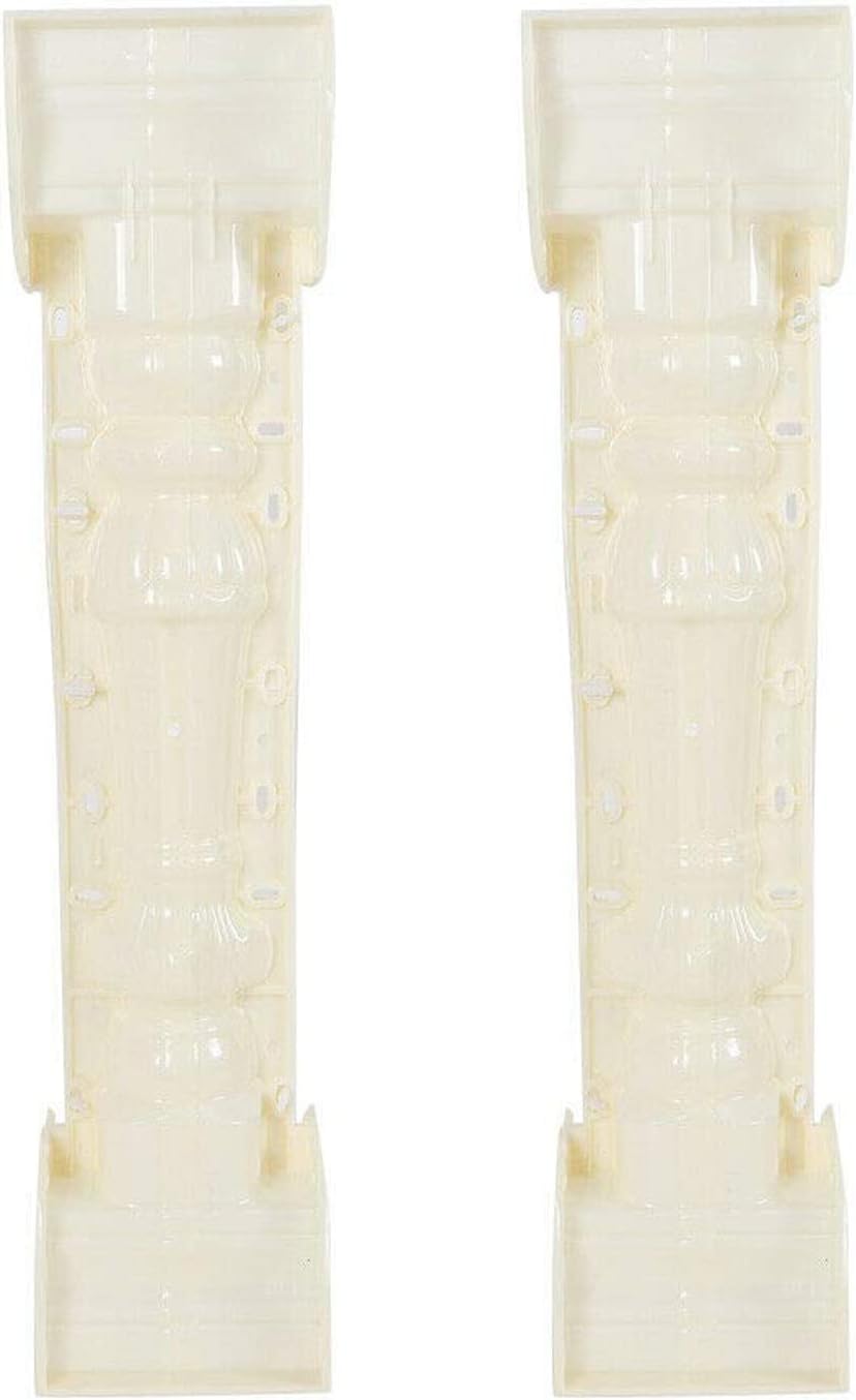 TFCFL Roman Column Concrete Plaster, DIY Balustrades Mold Cement Casting Moulds Set for Concrete DIY Balcony Garden Pool Fence Ornament Decor 89 cm / 35'' (White)