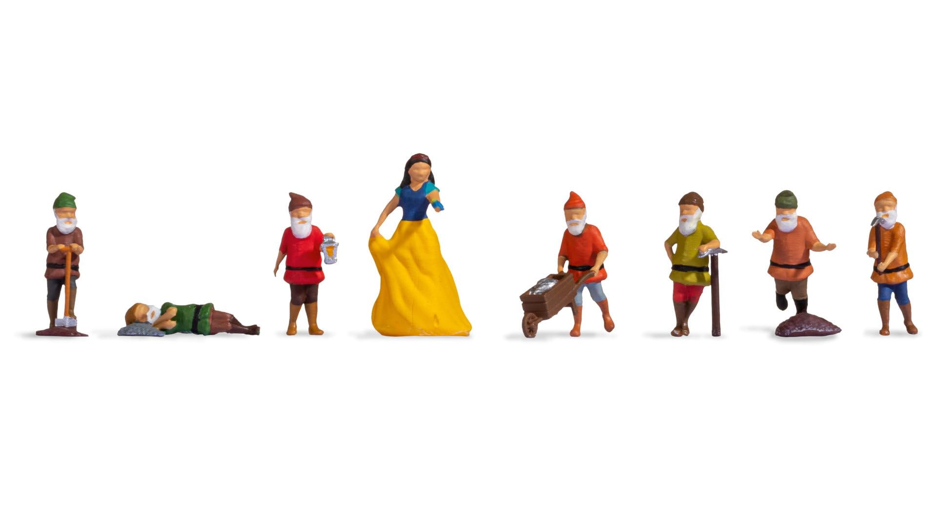 Noch H0 Snow White and the Seven Dwarfs 15803 Painted