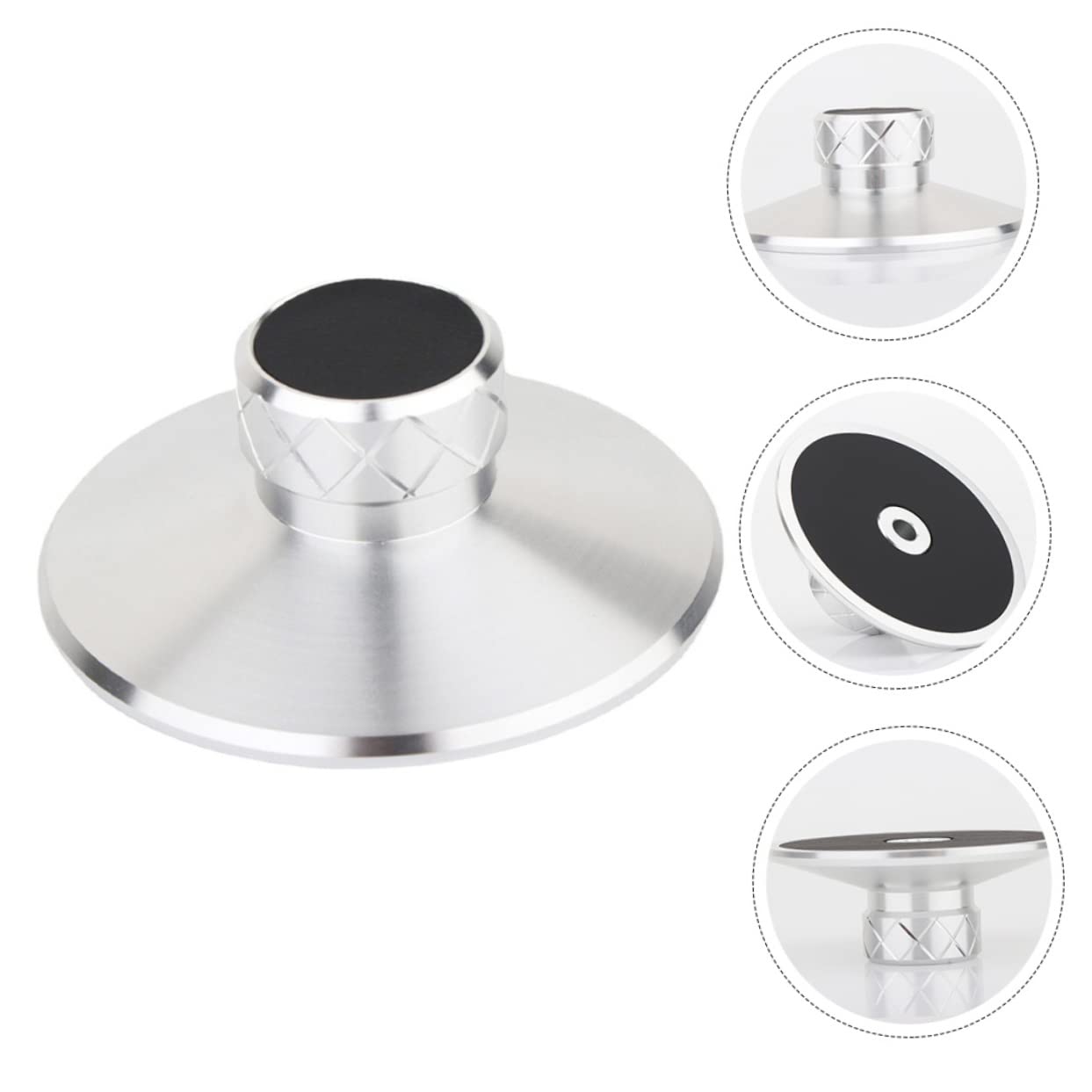 DOITOOL Peso Disco in Lega Alluminio Magnesio Stabilizzatore Per Vinile Giradischi Peso Disco Morsetto