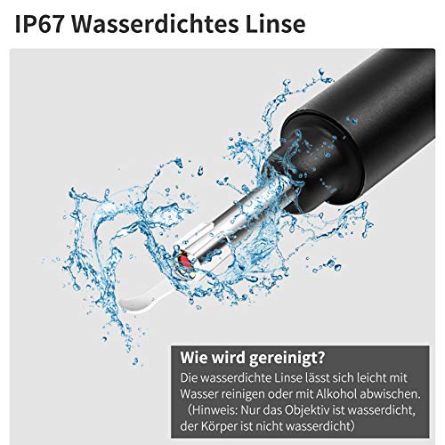Otoskop Ohrreiniger WiFi, Ohr Endoskop Kamera 3.9mm Ultradünne 1080P HD Ohren Reinigung Kamera Ohrenschmalz Entferner… – Bild 6