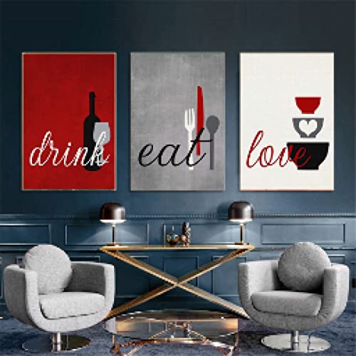 Toile Art Prints Et Affiche de Cuisine Moderne | Décoration Murale Salon 80x100