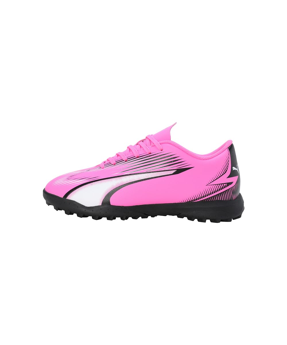 Puma Unisex Youth Ultra Play Tt Jr Soccer Shoes, Poison Pink-Puma White-Puma Black, 30 EU