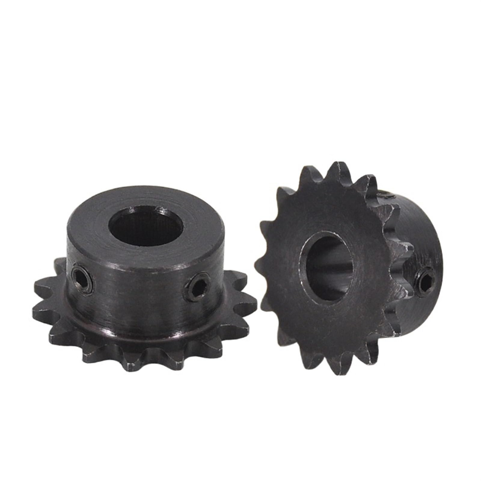 Bevel Gear Pinion Hardware Mechanical 1pcs 04C Chain Gear Steel 20T Teeth Industrial Sprocket Wheel with Top Wire Bore 6-18mm(15mm)