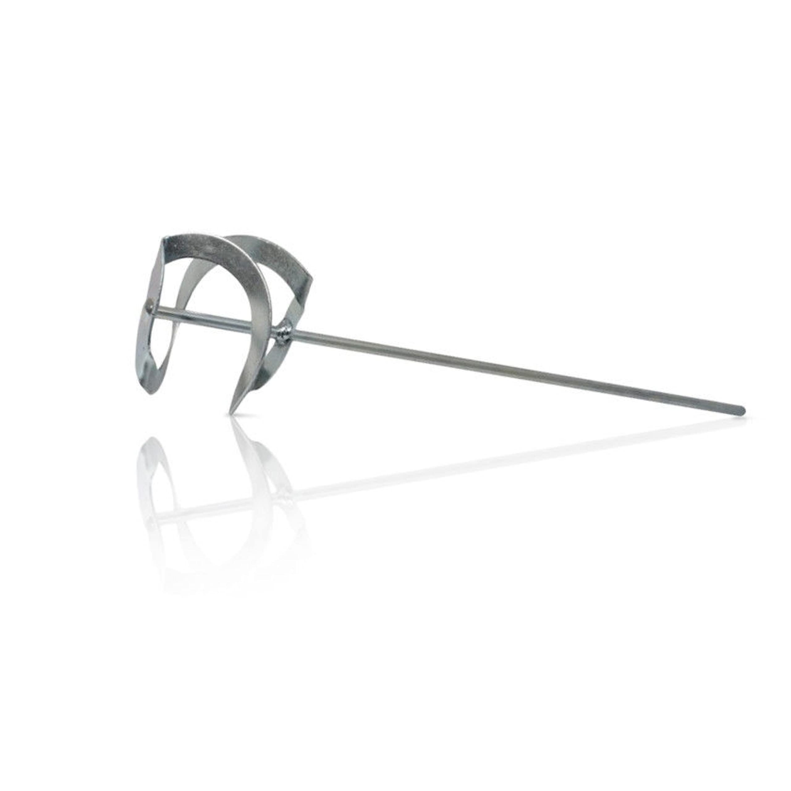 Mixing Paddle for Plaster, Epoxy Resin, Mortar, Paint, Gypsum, and Glue, Galvanized Steel Reusable Stirring Tool, Heavy-Duty Drill Attachment, Various Styles