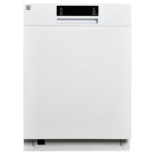 Kenmore 24" Built-In Dishwasher - UltraWash, SmartWash, Sani Rinse, SmartDry, and Leak Detection - 14 Place Settings - 57 DBA - ENERGY STAR Certified - White