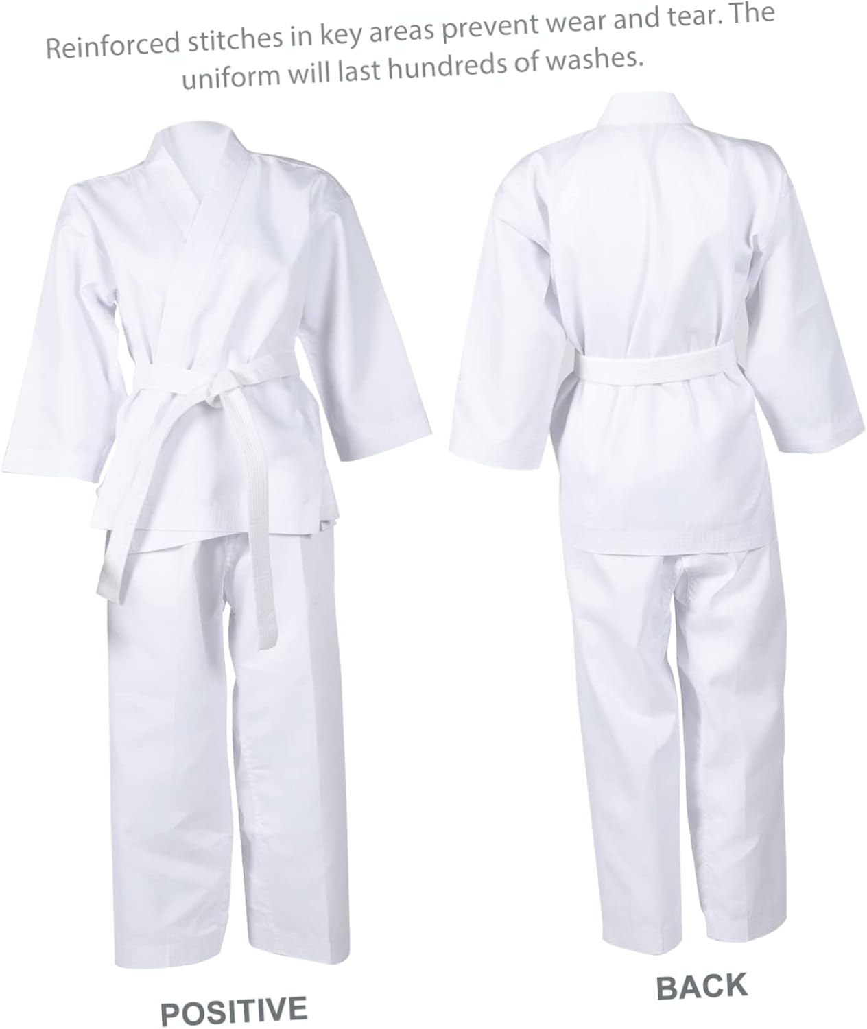 1set Reusable Karate Uniforms for Adults and Youth Judogi Training Clothes Portable Waist Belt Breathable Material for Comfortable Martial Arts Practice