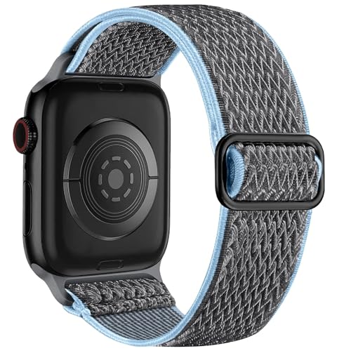 Bracelet Apple Watch nylon tressé souple fini la gêne au poignet