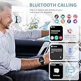 flintronic Smart Watch for Men Women, 1.83" Fitness Watch with Answer/Make Calls, ECG Monitor IP67 Waterproof Blood Oxygen Blood Pressure Heart Rate Sleep Monitor, Multi Sports Mode for IOS Android - Image 4