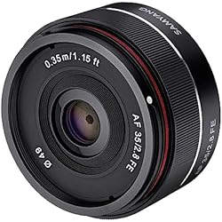 Lente Aps C En Full Frame Samyang AF 35mm F2.8 autofocus gran angular para Sony E-mount lens bayonet black (autofocus, apto para formato completo y APS-C, UMC, IF, diámetro del filtro 49mm