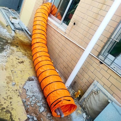 Tuyau de ventilation anti-fuite avec corde et crochet d'ancrage rapide