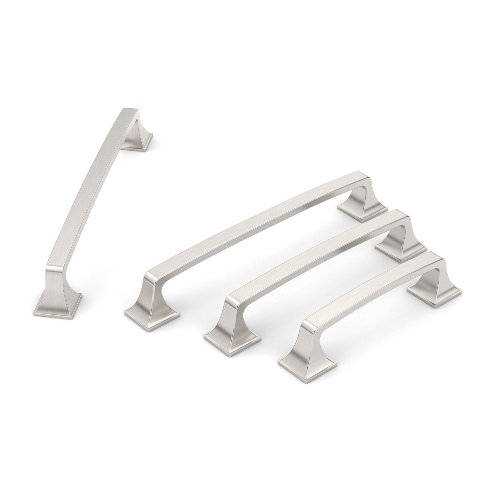 FURNIWARE Schrank- und Küchengriffe 10 Stück, 160 mm Abstand, Nickel FURNIWARE Schrank- und Küchengriffe 10 Stück, 160 mm Abstand, Nickel