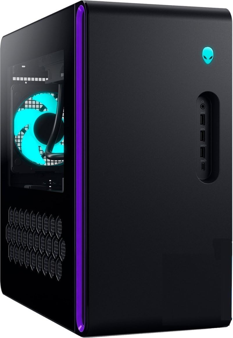 Alienware Aurora R16 Gaming Desktop PC (16-Core Intel i7-13700F, RTX 4060 Ti 8GB, 64GB DDR5, 1TB SSD + 2TB HDD (3.5), 240mm AIO, Wi-Fi 6E, BT 5.3, RJ-45, USB KB & Mouse, 3 DP, Win11H)