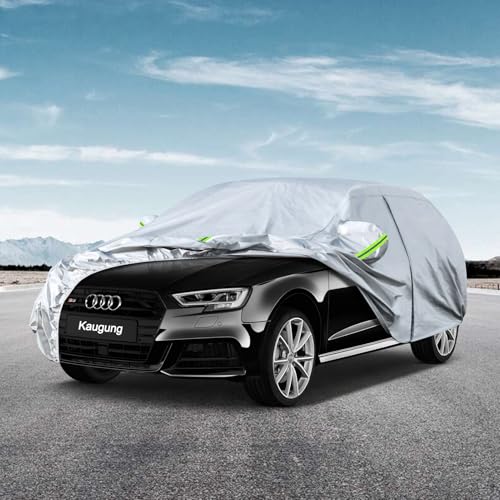 Image of Kaugung 6 Layers Car Cover Custom Fit Audi S3 /RS3 Hatchback 1998-2025, Waterproof All Weather Resistant Outdoor Indoor Sun Rain Dust Snow Protection.(USA Warehouse,Within 3-7 Days)