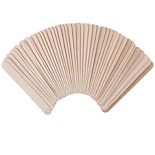 100 pièces spatule cire epilation,batonnet en bois epilatio, cire sourcil,spatule cire,spatule en bois epilation Cover