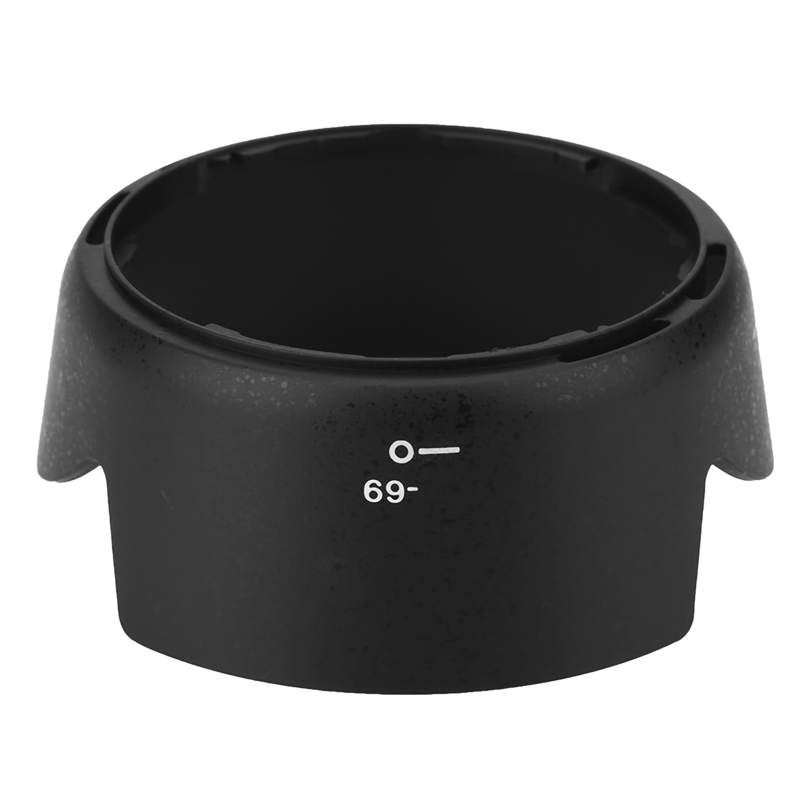 Lens Hood, Lens Hood Camera Accessories with Matched Lens Cap Plastic Black for Photography