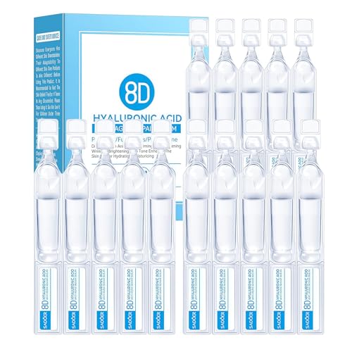 Hyaluronic Acid Microneedling Serum For Face | Ultra Hydrating Serum Hyaluronic Acid | Deeply Nourishing & Firming For All Skin Types Improve Fine Lines And Dullness (1.5ml X 15)