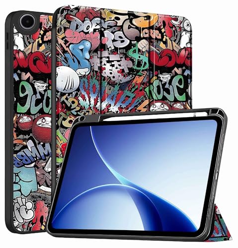 Image of ProElite Cover for Oppo Pad 5 12.1 inch Case, Soft Flexible Flip Case Cover for Oppo Pad 5 12.1 inch Case with Pen Holder [Auto Sleep Wake Feature] [Recoil Series] - Hippy