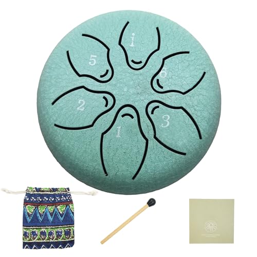 LUSTERING Steel Tongue Drum - Steel Tongue Drum Rain Chime